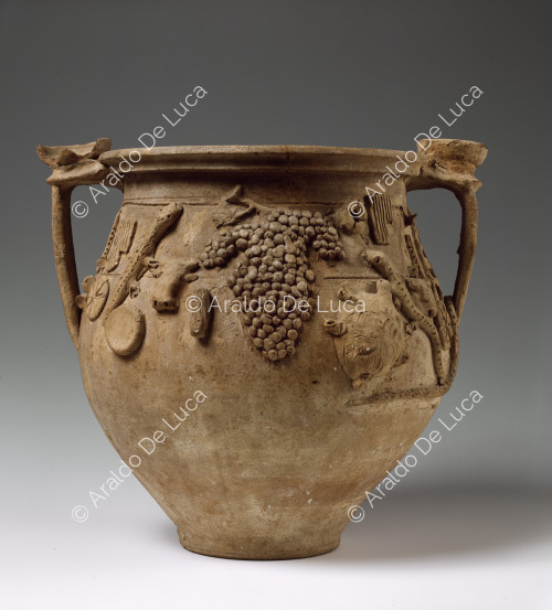 Magische Terrakotta-Vase