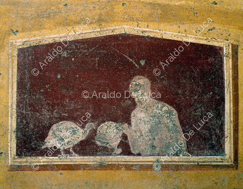 House of the Vettii. Atrium. Fresco with child and cup