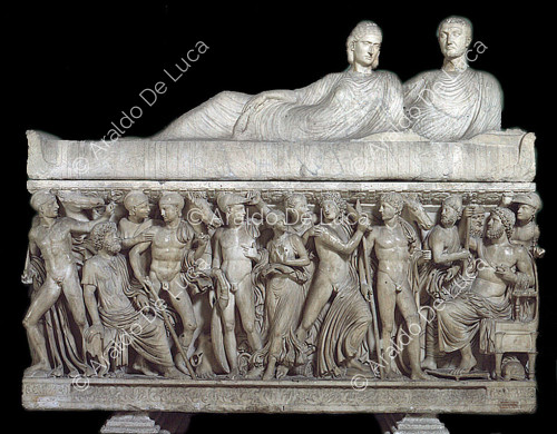Sarcophage avec des scènes de la vie d'Achille
