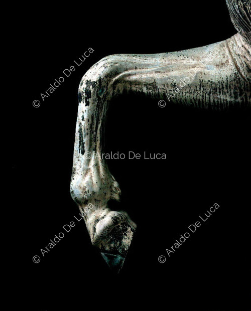 Equestrian statue of Marcus Aurelius. Detail