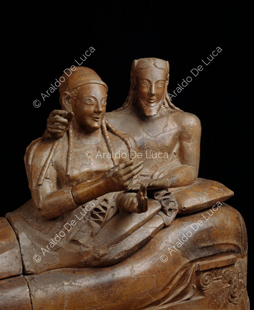 Bride and groom's sarcophagus