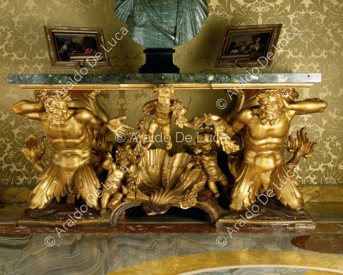 Bust of Caracalla on console
