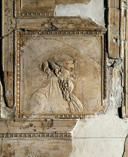Stucco decoration from the House of the Farnesina