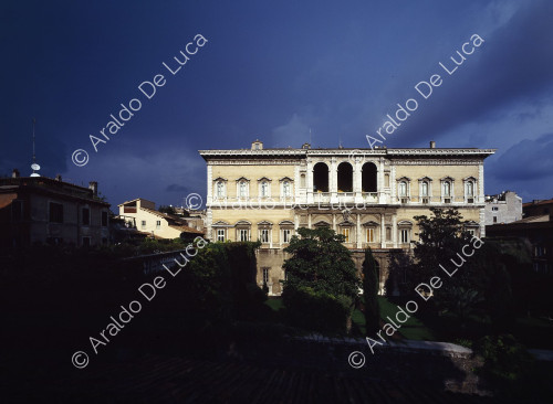 Palacio Farnese. Fachada