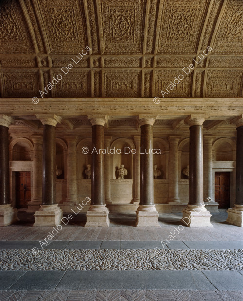 Farnese Palace. Inside corridor