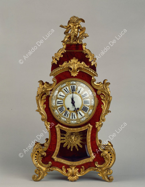 Clock with decorations