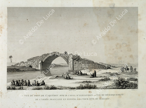 Vue de l'aqueduc du canal d'Alexandrie