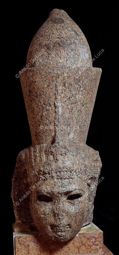Granite head of Ptolemy IV
