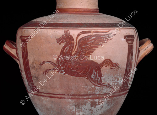 Vase with representation of Pegasus