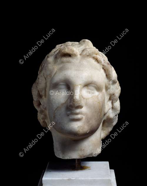 Marble head of Alexander the Great
