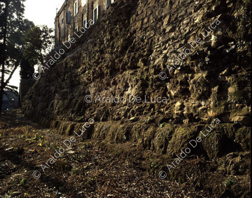 Servian Walls near St Balbina