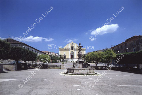 Cerreto Sannita. Plaza central
