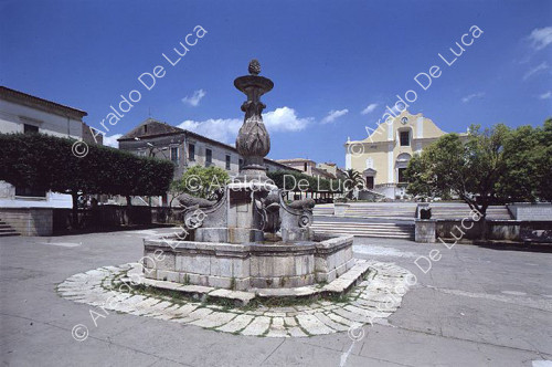 Cerreto Sannita. Central square