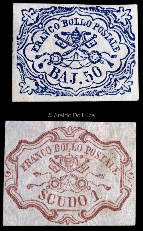 Postage Stamp and Shield