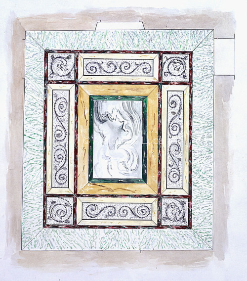 Study of marble inlay