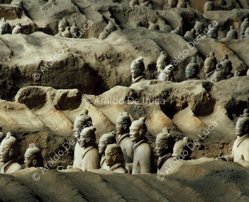 Terracotta Army. Trench I Trench 4 and 5
