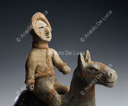 Terracotta Army. Equestrian statuette