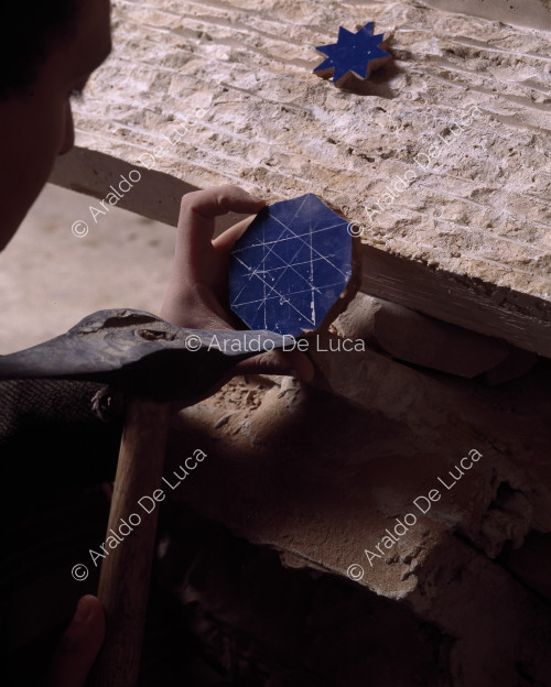Elaboración del esmalte de la cerámica