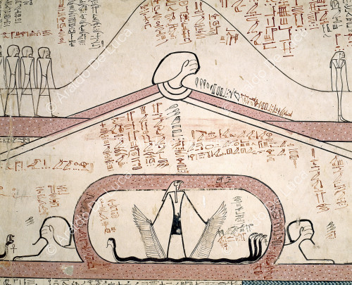 Tumba de Thutmosis III (KV34). Libro dell'Amduat. La quinta hora