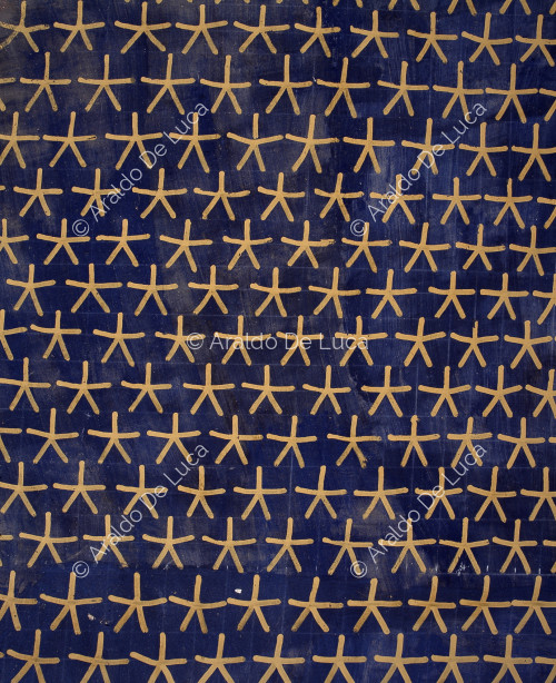 Tumba de Thutmosis III (KV34). Techo pintado como un cielo estrellado. Detalle  