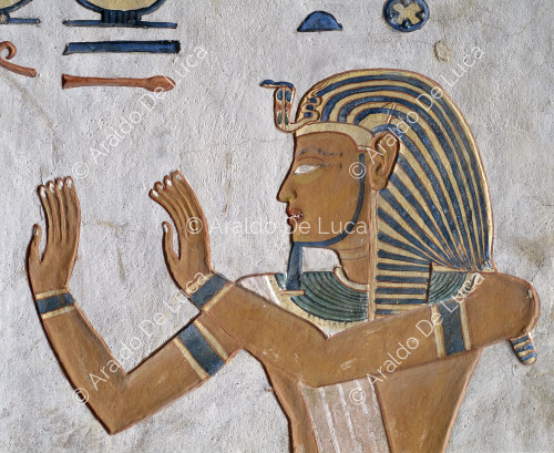 Ramses III in adoration act