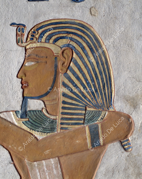 Ramesse III. Particolare.