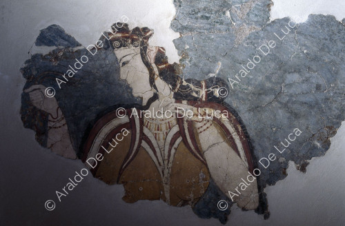 Fresco de palacio cretense
