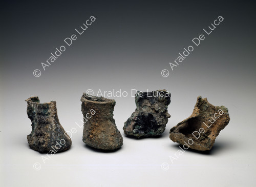 Terracotta army. Horse hooves
