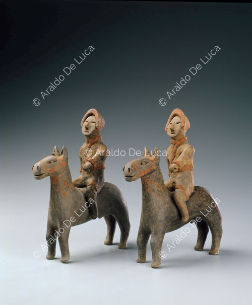 Terracotta Army. Equestrian statuette