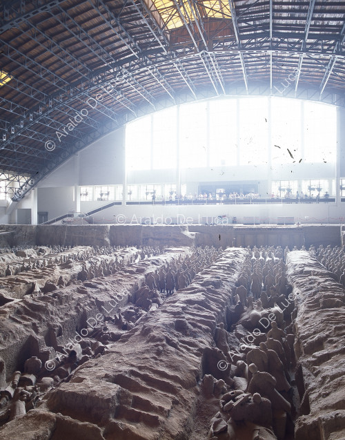 Terracotta Army. Pit overview