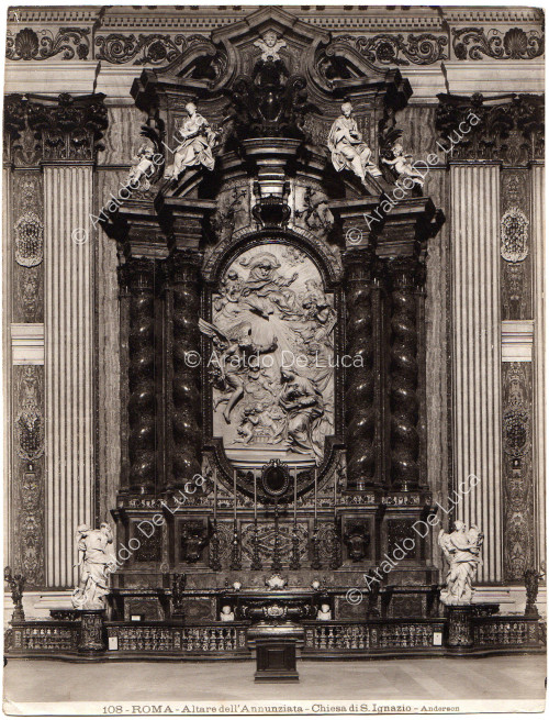 Roma Altare dell'Annunziata Chiesa di S.Ignazio