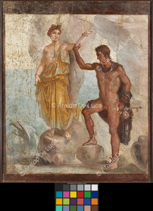 Fresco con Perseo y Andromeda