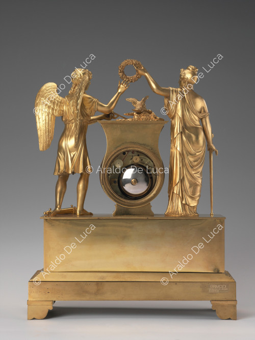 Love and Friendship - Table clock, back