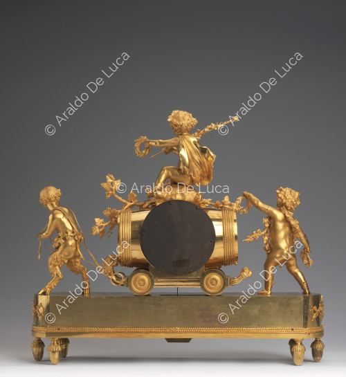 Triomphe de Bacchus enfant - Horloge de table