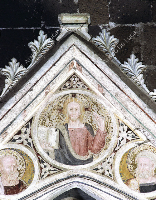 Tomb of Bishop Martono. Cusp fresco