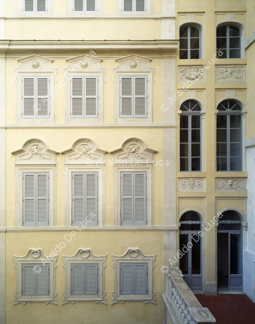 Außenansicht des Palazzo Volpi
