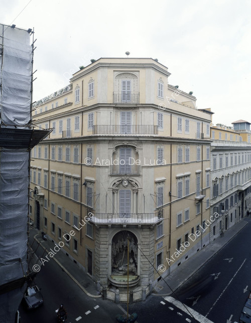 Exterior view of Palazzo Volpi