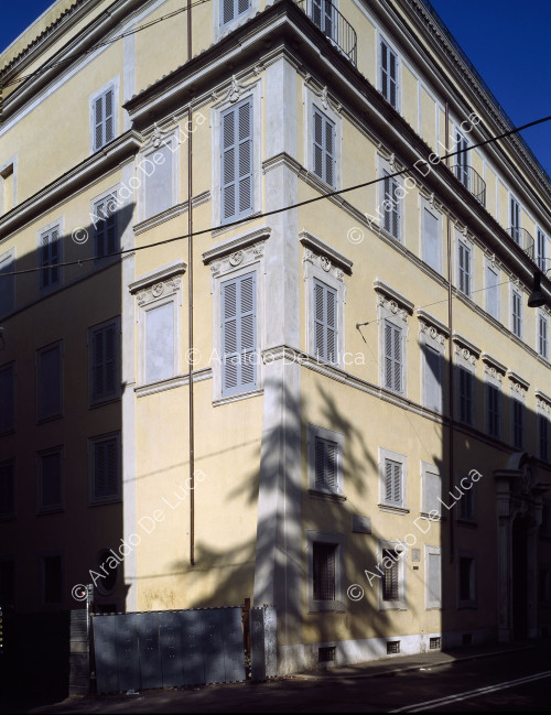 Vue extérieure du Palazzo Volpi