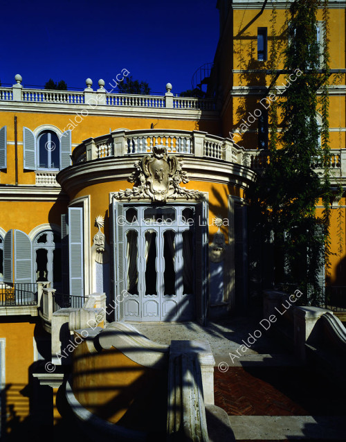 Vista exterior del Palacio Volpi