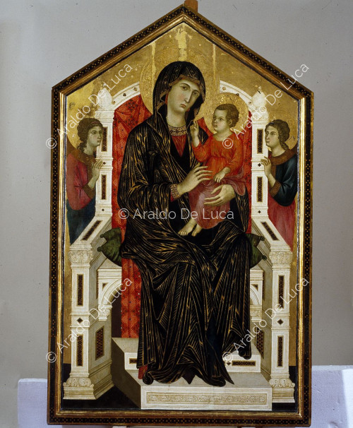 Tavola con Madonna e Bambino in trono e Angeli